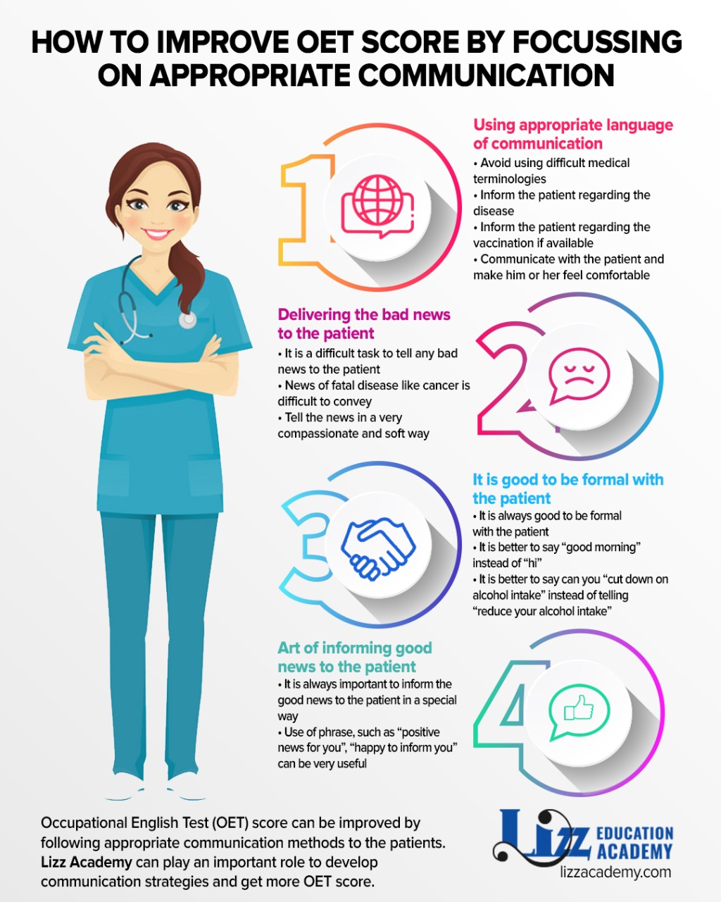 How to improve OET score by focusing on appropriate communication