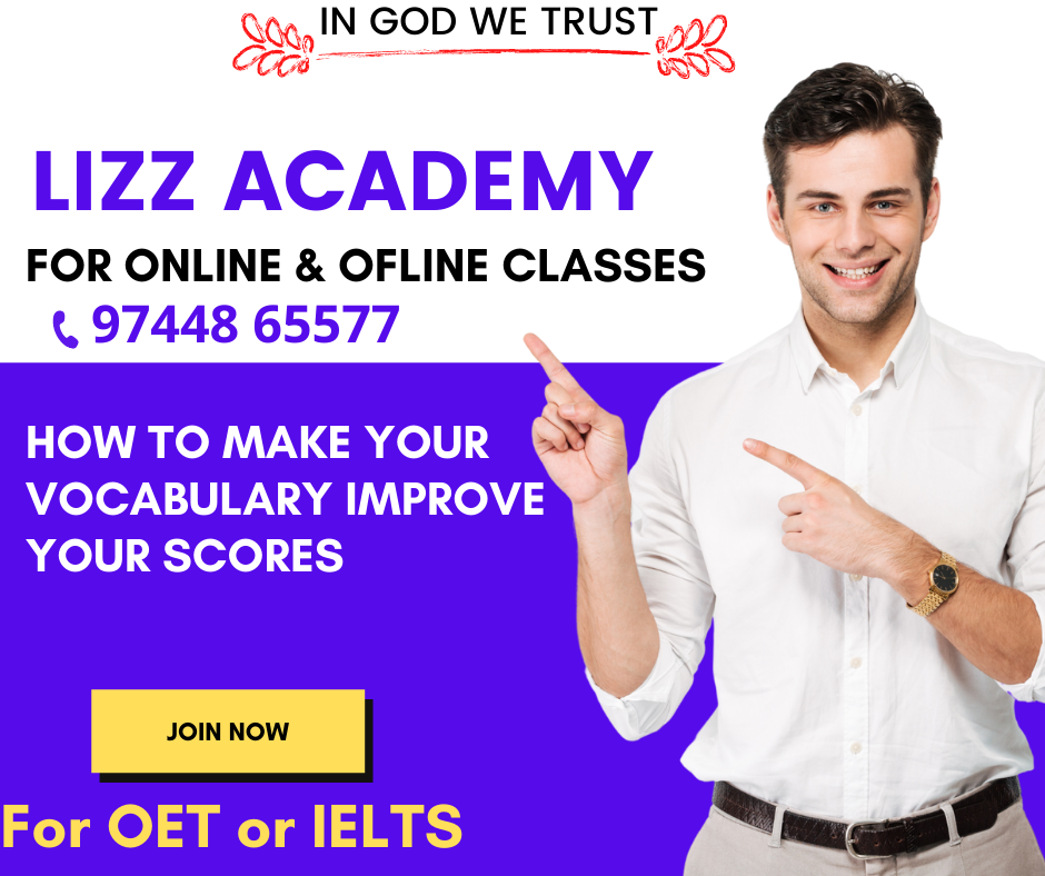 How to make Your vocabulary improve your scores in OET/IELTS