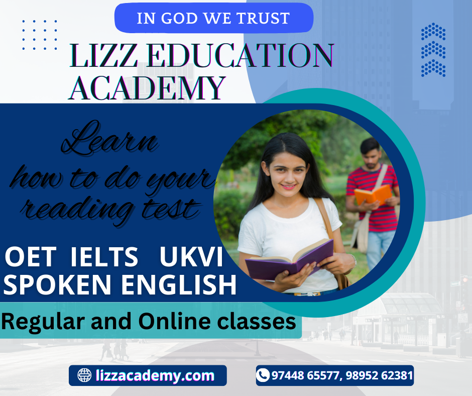 Learn how to do your reading test