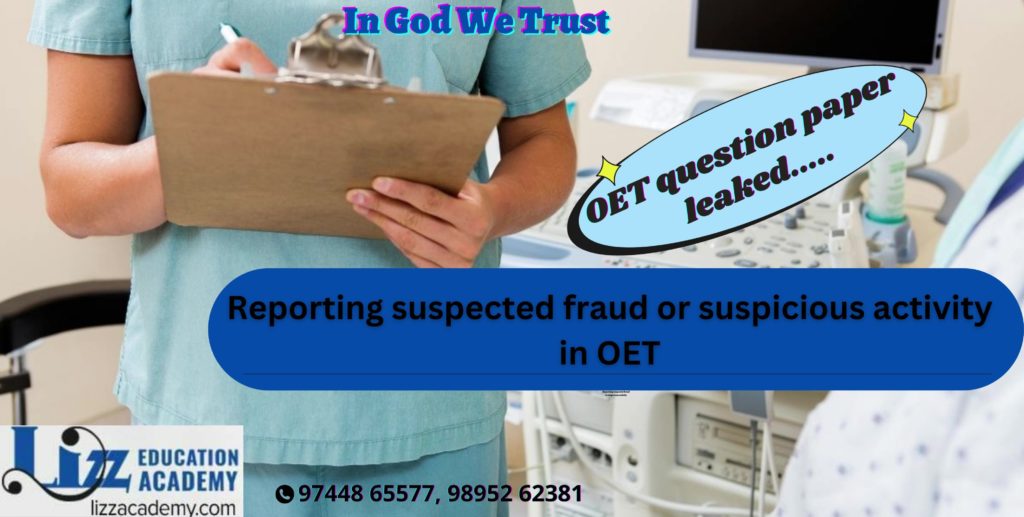 Reporting suspected fraud or suspicious activity