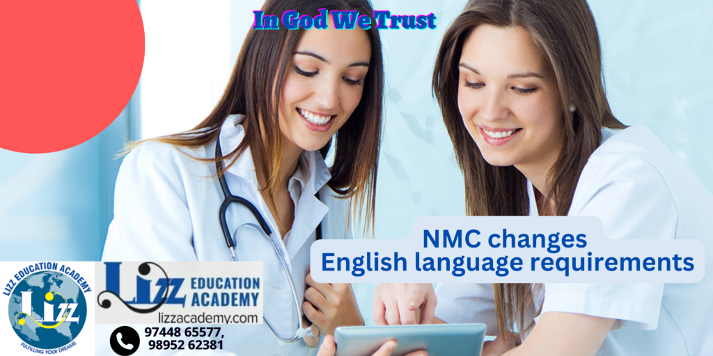 NMC changes English language requirements
